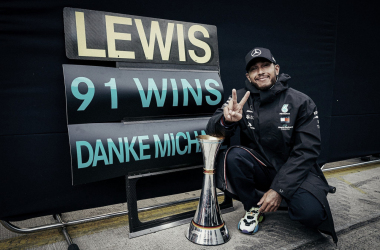 Lewis Hamilton e Mercedes chegam a recordes no GP da Alemanha 2020