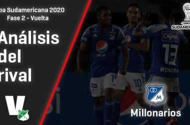 Deportivo Cali, análisis del rival: Millonarios (Fase 2 - vuelta,
Sudamericana 2020)