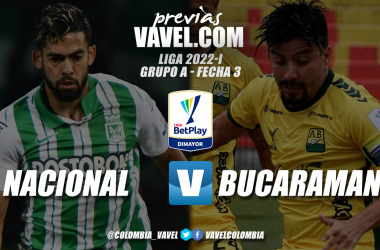 Atlético Nacional vs. Atlético Bucaramanga: duelo decisivo para seguir en la pelea por el Grupo A