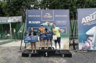 Definidos os campeões da etapa recorde de Jundiaí (SP) no Circuito Beach Tennis