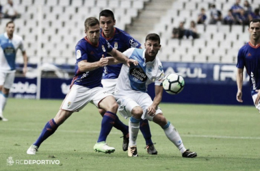 Borja Valle, el mejor del Dépor en el duelo copero