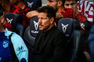 Simeone en Barcelona: calma tensa