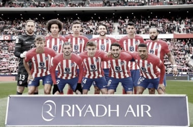 El banquillo del Atleti