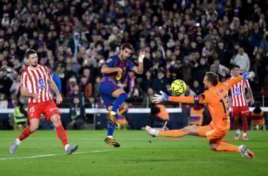 Ferran Torres marcando el 3-1 / foto: Getty Images