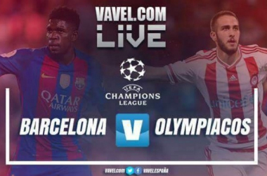 Resumen del partido FC Barcelona vs Olympiacos en la UEFA Champions League