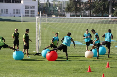 Vuelta a los entrenamientos con Recio y sin los internacionales