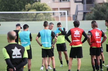 El Granada CF entrena con las ausencias de Murillo y Angulo