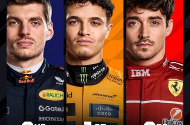 Top 3 de la FP1. Fuente: F1.