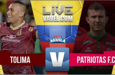 Deportes Tolima vs Patriotas en vivo y en directo online en la Liga Águila 2017-II