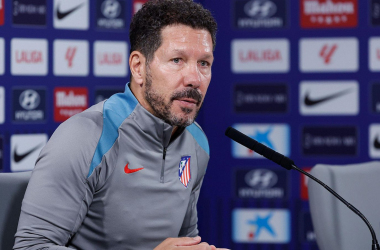 Simeone: "Siento mucha alegría por haber llegado a los 700 partidos"