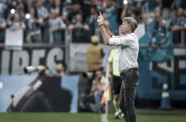 Renato Gaúcho elogia atuação da equipe e pede apoio da torcida para jogo de volta da Copa do Brasil