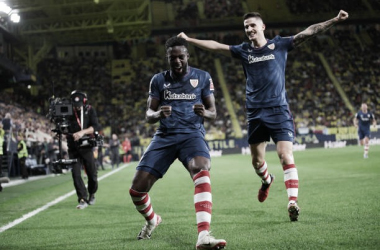 Iñaki celebrando el tercer gol del partido/ Fuente: Getty Images