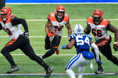 Highlights and touchdowns of Indianapolis Colts 14-34 Cincinnati Bengals in NFL
