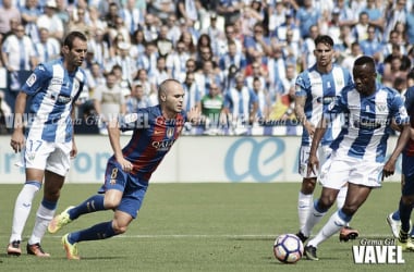 Iniesta cae lesionado en Anoeta