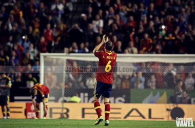 La selección española hizo acto de presencia en los Premios LFP