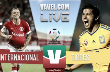 Resultado Tigres - Internacional en Copa Libertadores 2015 (3-1)