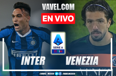 Goles y resumen del Inter 2-1 Venezia en Serie A