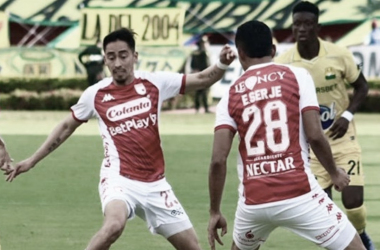 Independiente Santa Fe logró un empate en Bucaramanga