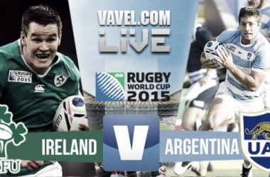 Result Ireland - Argentina in 2015 Rugby World Cup (20-43)