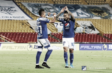 Puntuación de los jugadores de
Millonarios en su triunfo ante Nacional