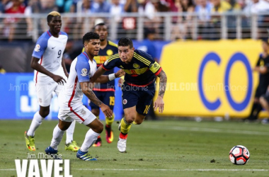 Copa América en blanco: James Rodríguez golea y se lesiona