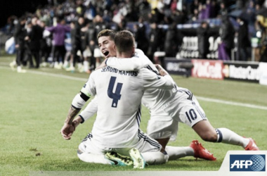 James vuelve al gol con el Real Madrid, en el Trofeo Santiago Bernabéu
