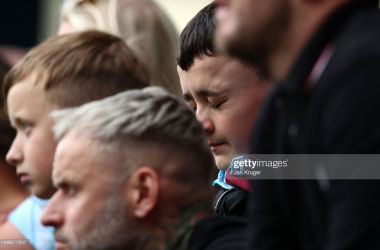 Burnley fans were devastated as their team crashed out of the Premier League: Jan Kruger/GettyImages