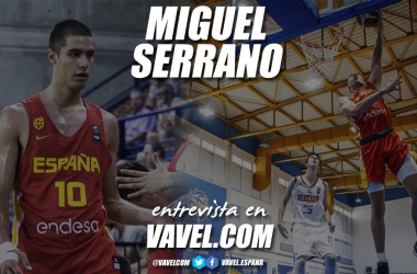 Entrevista. Miguel Serrano: "Me describiría como un jugador con mucha energía, muy trabajador y que lo deja todo en la cancha"