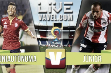 Resultado Uniautónoma - Junior en la Liga Águila II 2015(2-3)