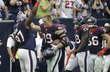 J.J. Watt fue el protagonista en la victoria de los Texans frente a los Bills