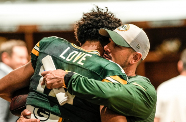 Jordan Love y Matt LaFleur Foto: Twitter @Packers