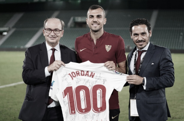 Jordan llega a los 100 partidos como sevillista