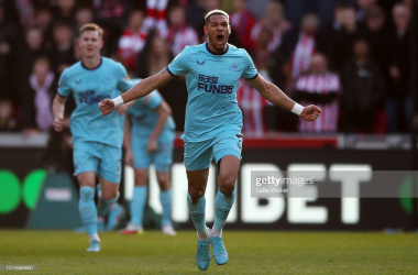 Brentford 0-2 Newcastle United: Marvellous Magpies leapfrog Bees