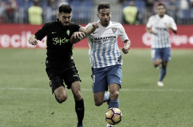 Jony Rodríguez como jugador del Málaga CF / Foto: Diario AS