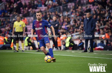 

Jordi Alba sigue derribando la puerta de la selección

