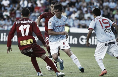 Córdoba - Celta: elevando los pies del suelo