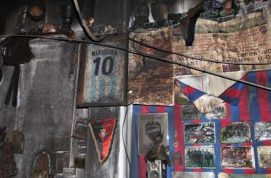 Un incendio en El Raconet de Raimon destruye cientos de recuerdos del club
