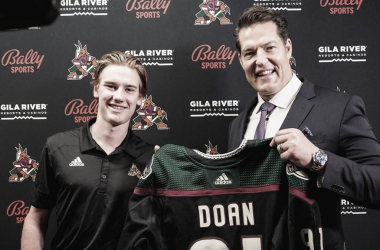 El apellido Doan vuelve al hielo en Arizona | Foto: NHL.com
