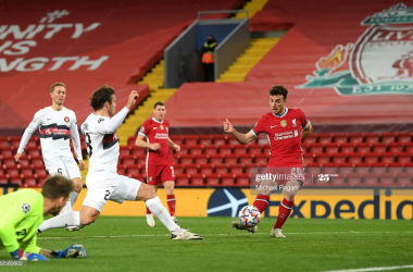 Liverpool 2-0 Midtjylland: Jota and Salah goals hand Reds victory