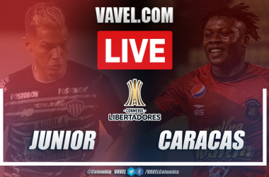 Resumen Junior vs Caracas (3-1) en vuelta de fase 2 por Copa Libertadores 2021