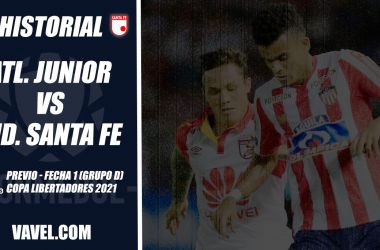 Historial Junior vs. Santa Fe: primer duelo en Libertadores