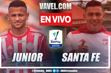 Resumen y goles: Junior 2-0 Santa Fe en la fecha 4 por Liga BetPlay 2022-II
