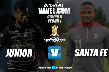 Previa Junior vs Santa Fe:&nbsp; primer round en Conmebol Libertadores