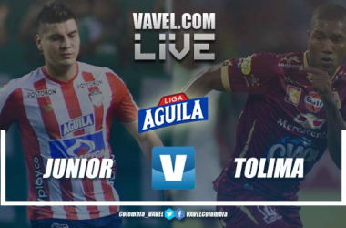 Resumen Atlético Junior vs&nbsp; Deportes Tolima por los cuadrangulares de la Liga Aguila (1-1)