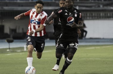 Datos del empate de América ante Junior en Barranquilla