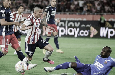 Junior igualó a un gol con el Medellín en el Metropolitano