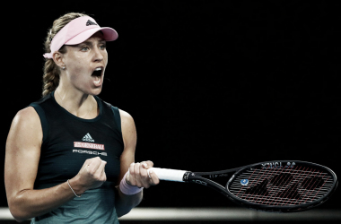 Kerber se pega un festín como regalo de cumpleaños