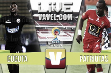 Resultado Cúcuta Deportivo - Patriotas en la Liga Águila 2015-II (1-0)