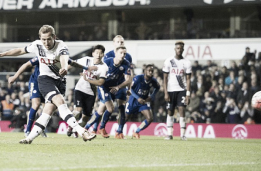 Tottenham Hotspur 2-2 Leicester City: Kane converts late penalty to keep Spurs in the cup
