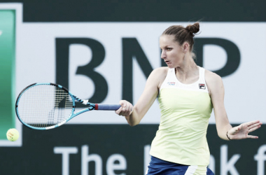 Pliskova afina su puntería en Indian Wells